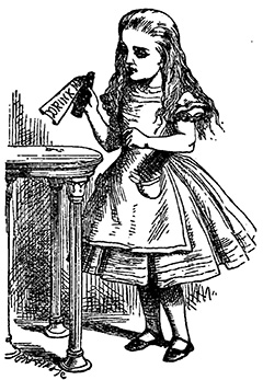 Alice In Wonderland Vintage Illustration