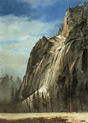 'Cathedral Rocks, A Yosemite View' by Albert Bierstadt 'Cathedral Rocks, A Yosemite View' by Albert Bierstadt