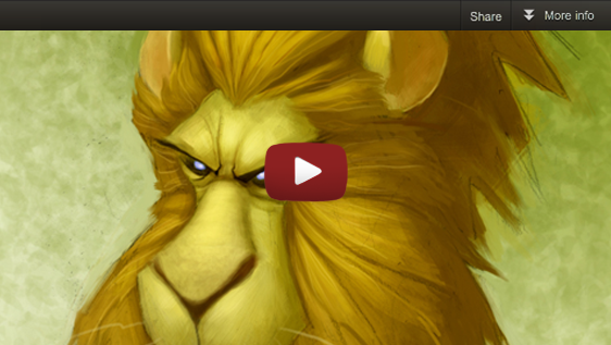Wizard Of Oz: 'Cowardly Lion' Character Design Tutorial by Chris Oatley