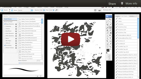 Photoshop Scatter Brush Tutorial by Chris Oatley