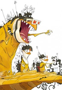 Detail from Florian Satzinger's Marquis Art for CTN Animation Expo 2012