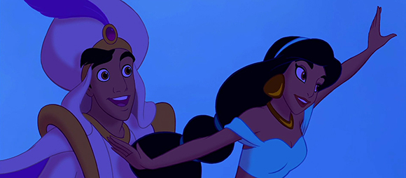 Aladdin & Princess Jasmine On The Magic Carpet Ride