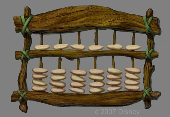 Concept Art for Fairy Mary's Abacus from Tinker Bell