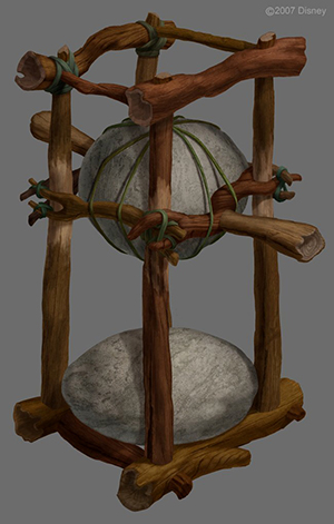 Concept Art for Tinker Bell's Nut Smasher Design