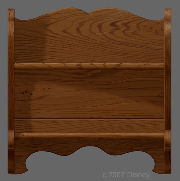 Antique Shelf Concept Art from Tinker Bell & The Great Fairy Rescue