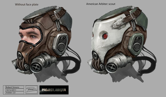 'Project Arbiter' Mask Design by Robert Simons